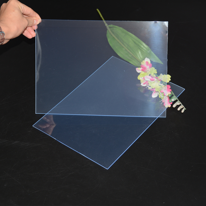 Feuille en plastique transparente épaisse rigide chaude de la vente 1mm pour la coupe de laser