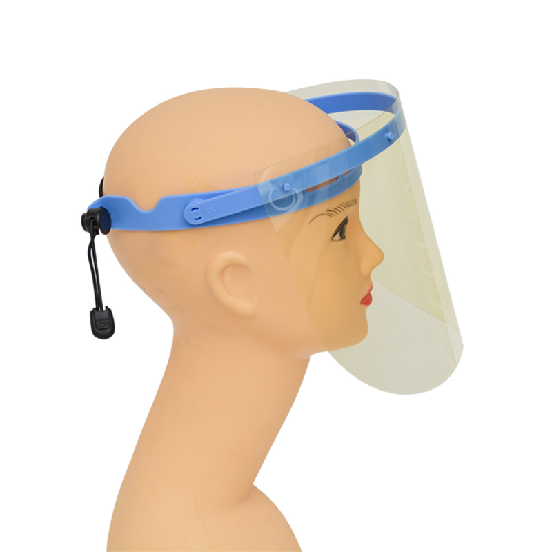 Bouclier facial de brouillard de sécurité en plastique de protection UV de 0.25mm anti avec la visière