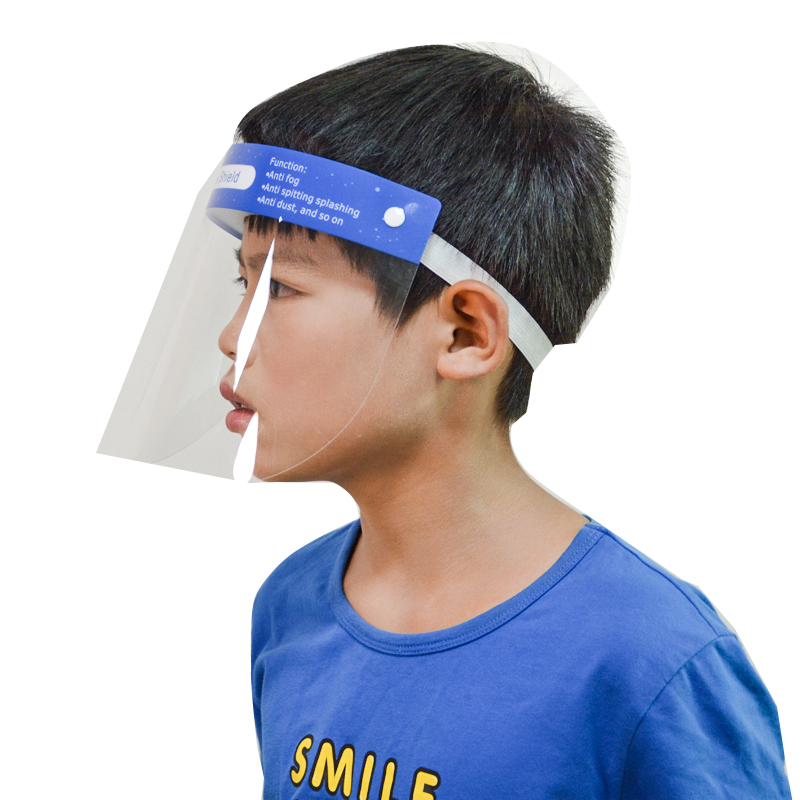 Anti-brouillard clair enfants protecteur en plastique de protection faciale de protection faciale de l'écran facial