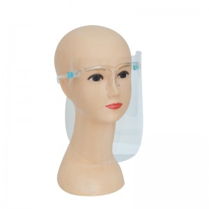 2021 Stock d\'usine Bouclier de protection complète du visage Bouclier facial Visière transparente Bouclier facial pour lunettes