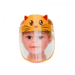 Visière de protection intégrale de protection de sécurité bouclier facial visière bouclier facial élastique transparent pour les enfants