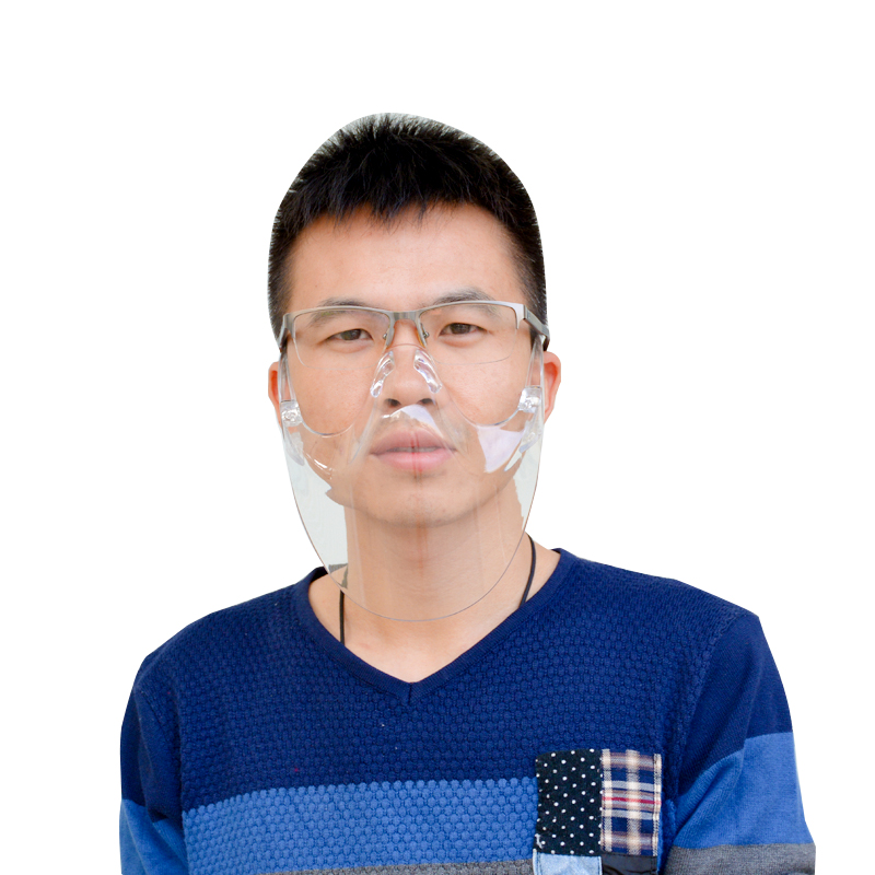 Écran facial en plastique de Blocc d\'isolation faite sur commande d\'équipement de sécurité anti-brouillard