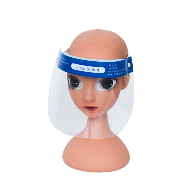 Bouclier facial en plastique pour enfants d\'isolement personnalisé OEM distributeur anti-buée